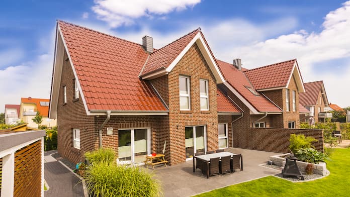 roof of the house